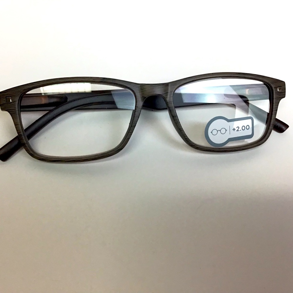 Men’s The Reading Glasses Club Reader’s 2.00 Boxed with Soft Drawstring …